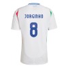 Maglia ufficiale Italia Jorginho 8 Trasferta Euro 2024 per Uomo